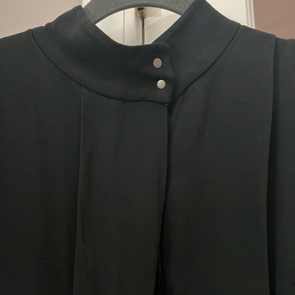 Saba Black Midi Dress high neck, sleeveless size M EUC - Picture 2 of 8